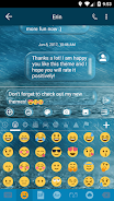 SMS Messages Bubble Rain Theme應用截圖第4張