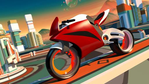 Gravity Rider: Space Bike Race Скриншот 2