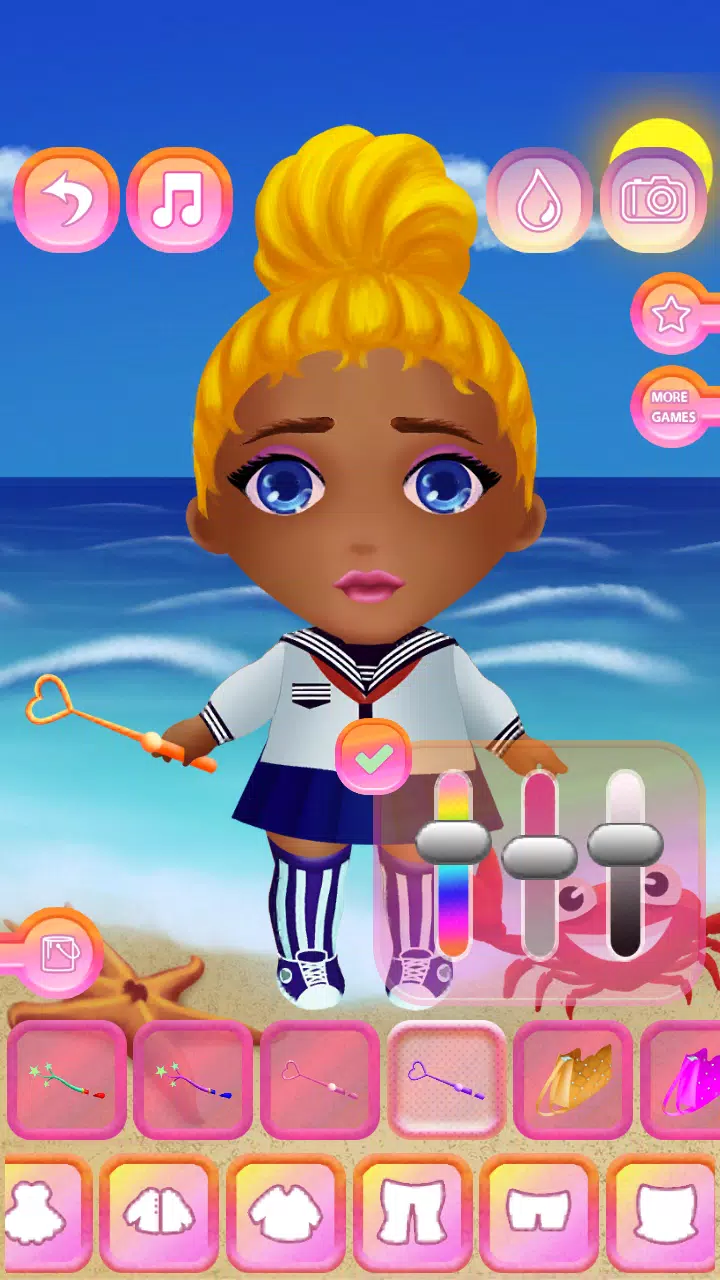 Süße Puppen Anziehen Spiele Screenshot 2