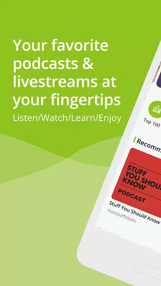 Podcast Player App - Podbean Скриншот 1