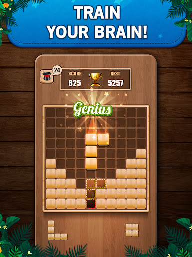 Wooden 100 Block Puzzle Game應用截圖第1張