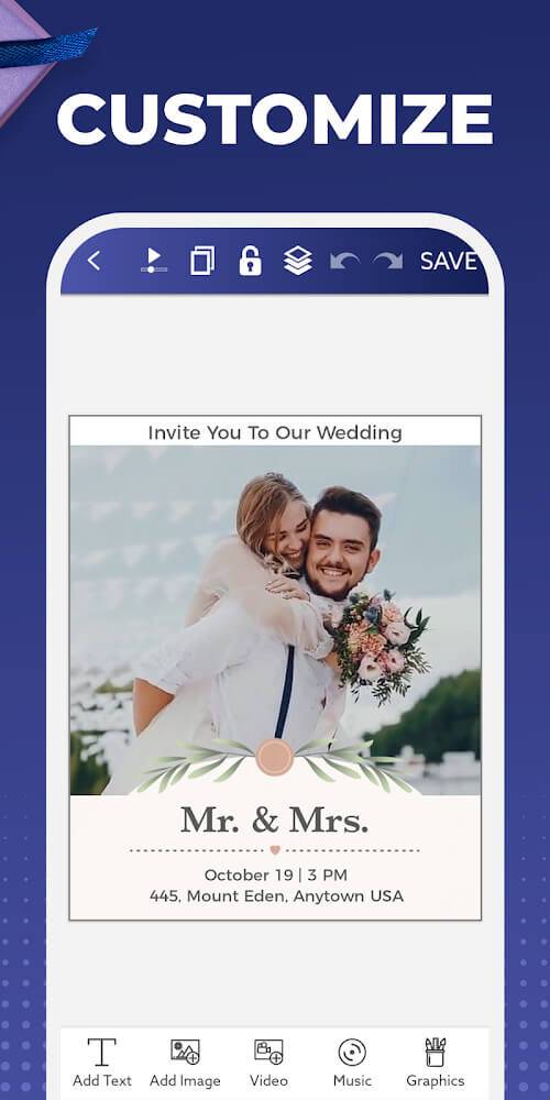 Video Invitation Maker Скриншот 3