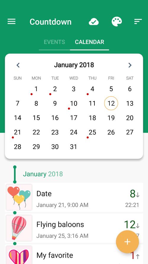 カウントダウンウィジェット Countdown Widget スクリーンショット 3