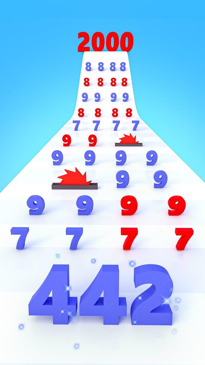 Number Run & Merge Master Game Скриншот 2