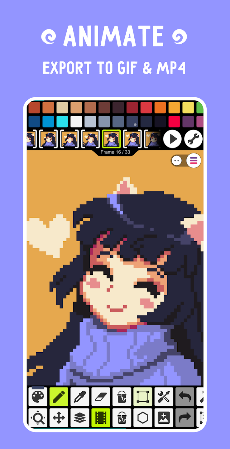 Pixel Studio Family Pixel art editor for Family应用截图第1张