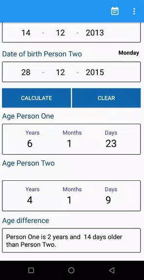 Age Calculator Скриншот 2