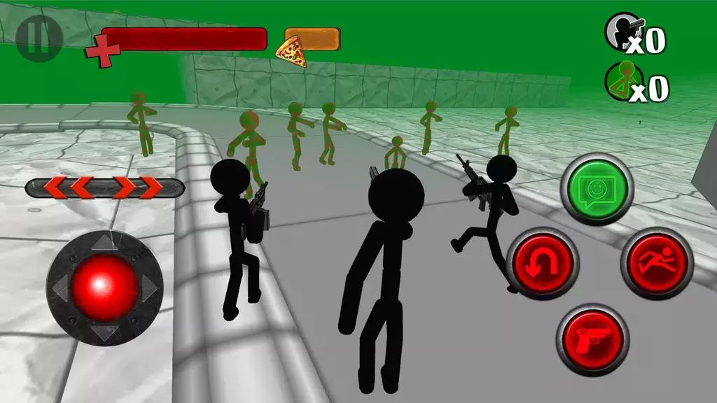 Stickman Zombie 3D स्क्रीनशॉट 3