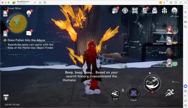 Опыт Honkai: Star Rail on Mac с BlueStacks Air
