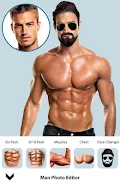 Man Fit Body Photo Editor: Abs ภาพหน้าจอ 1