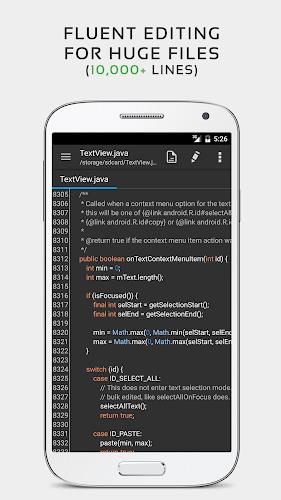 QuickEdit Text Editor Schermafbeelding 2