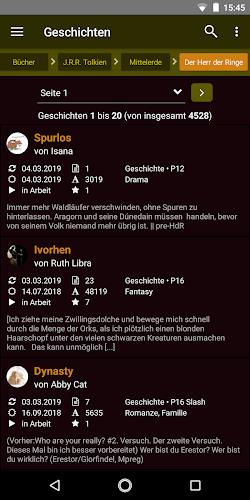 FanFiktion.de Скриншот 4