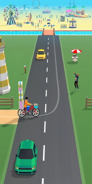Paperboy Ticket Delivery Game Скриншот 1