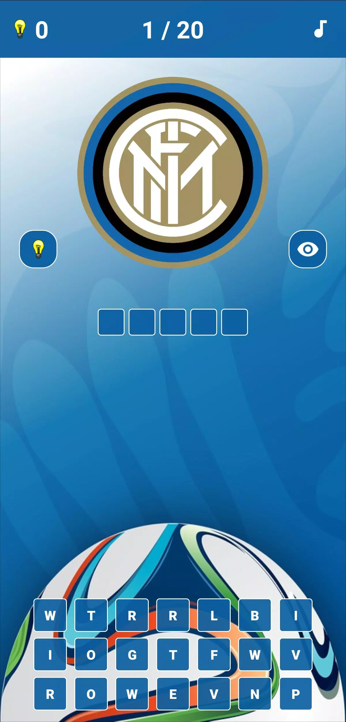 Soccer Clubs Logo Quiz Скриншот 3
