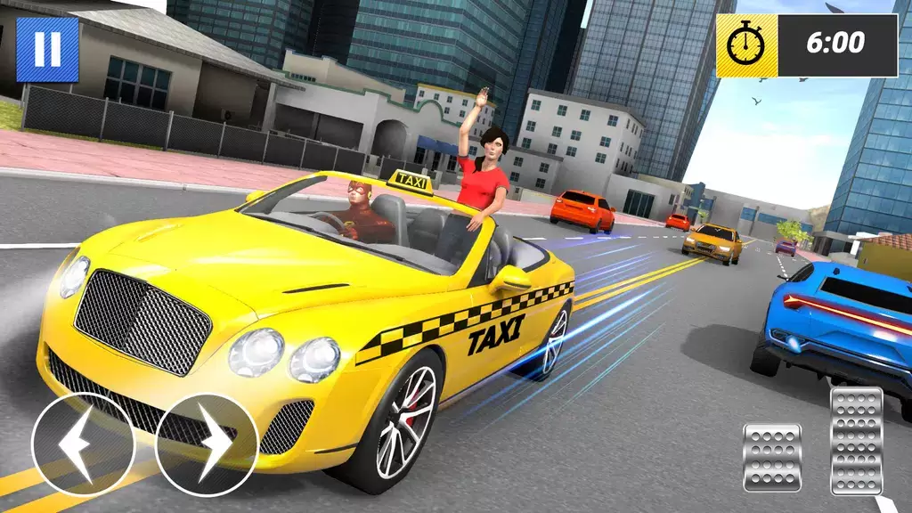 Superhero Car Games Taxi Games Скриншот 2
