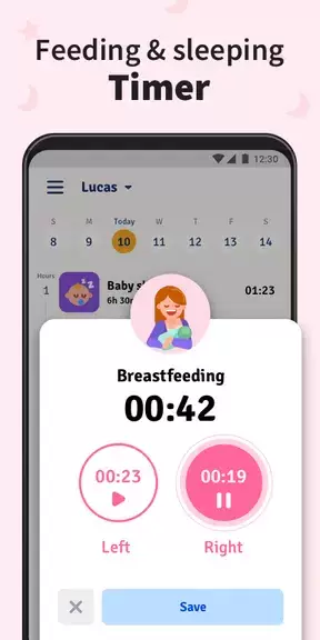 Schermata Baby Tracker - Breastfeeding 2