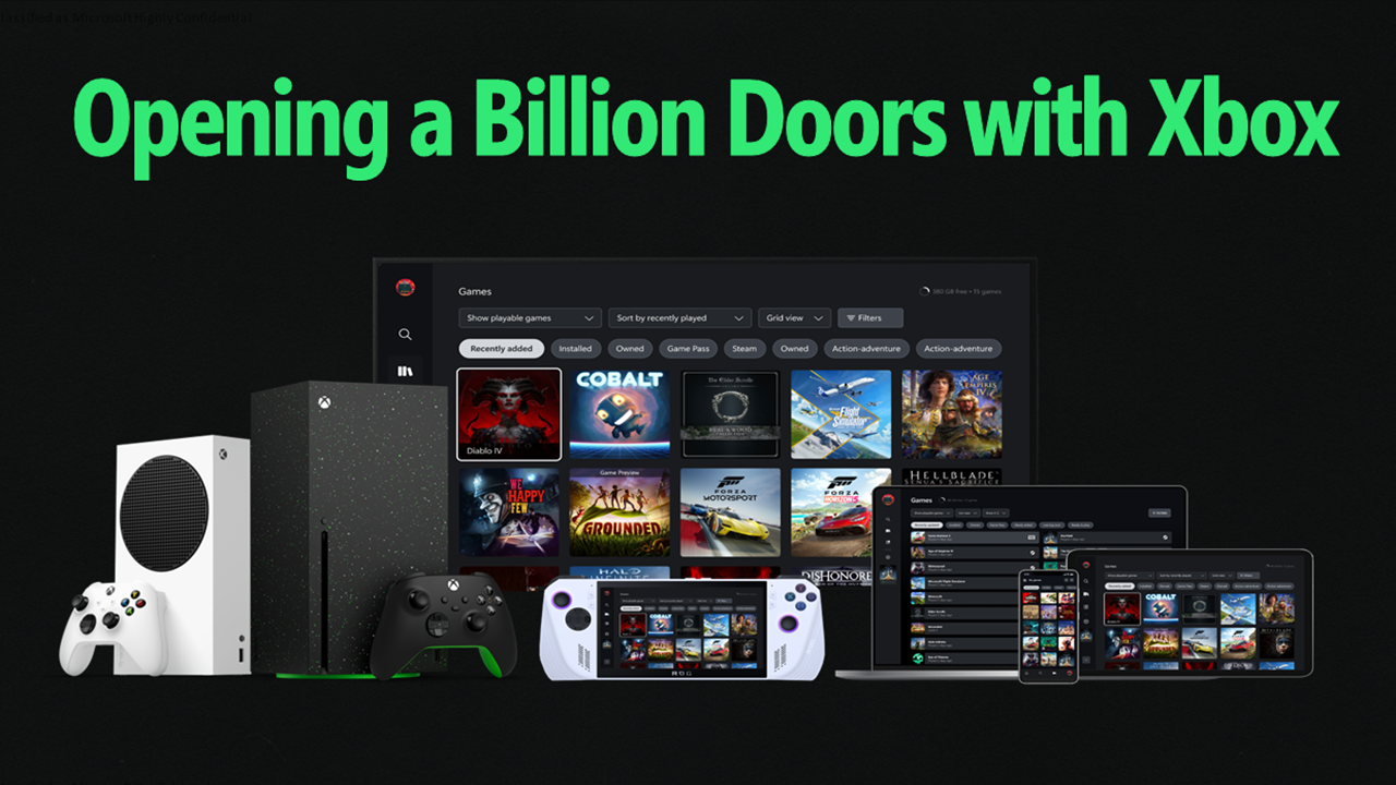 Microsoft使用Steam Tab釋放並縮回Xbox UI模型