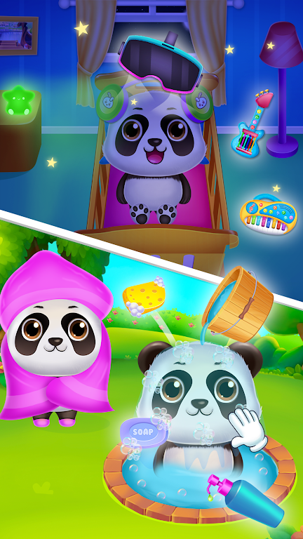 Panda caretaker pet salon game Скриншот 4