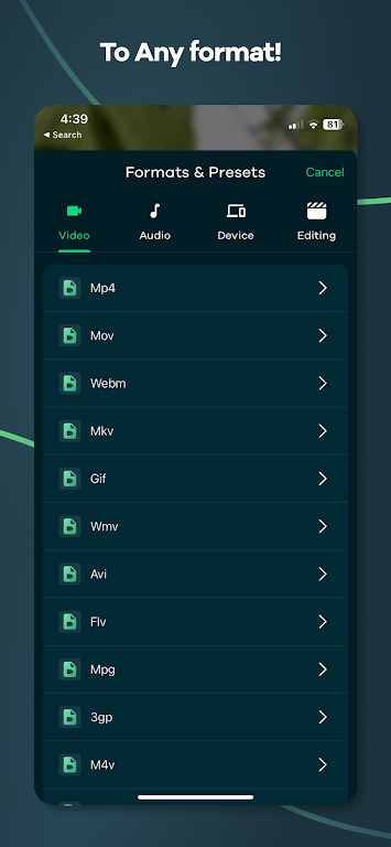 Video Converter - Remux Скриншот 2