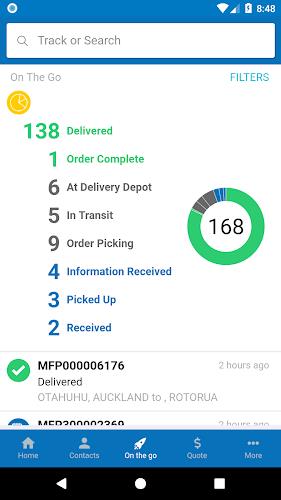 Mainfreight Ekran Görüntüsü 3