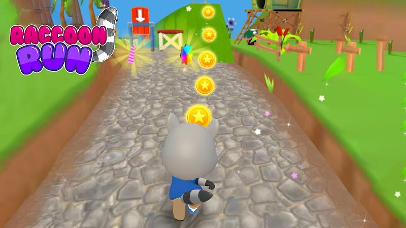 Raccoon Fun Run: 跑步 遊戲 2023應用截圖第4張