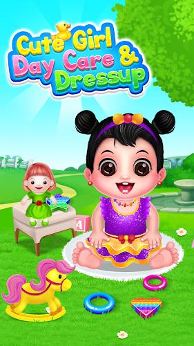 Cute Girl Daycare & Dress up स्क्रीनशॉट 1
