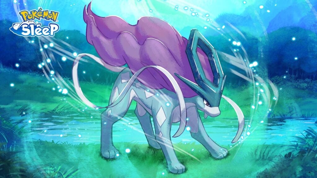スイクン研究イベントがPokémon Sleepに登場