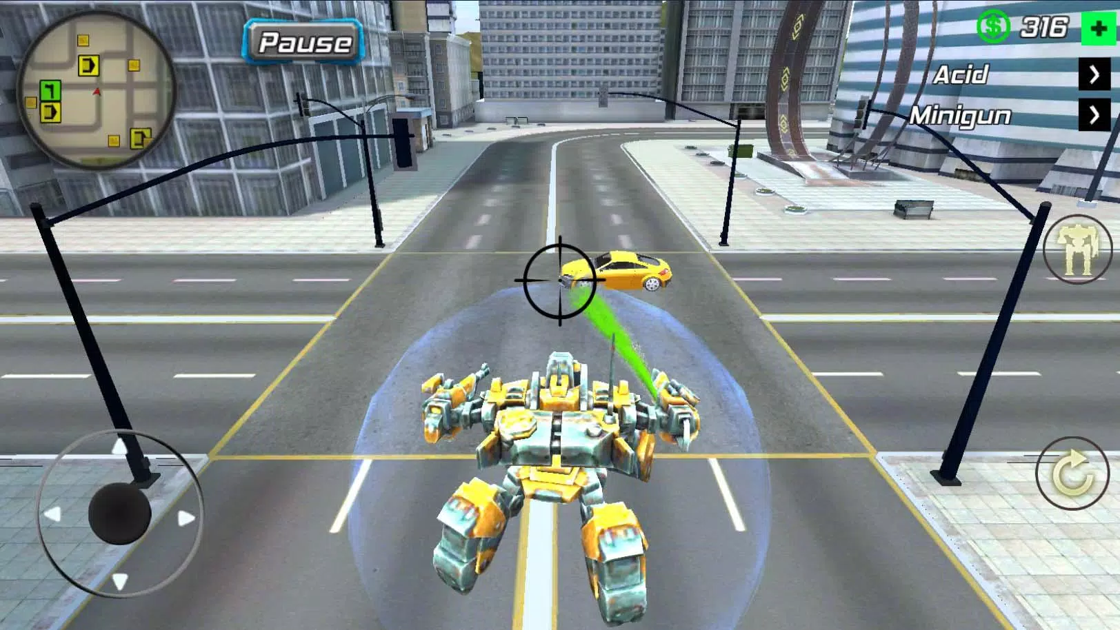 Super Crime Iron Hero Robot Скриншот 3
