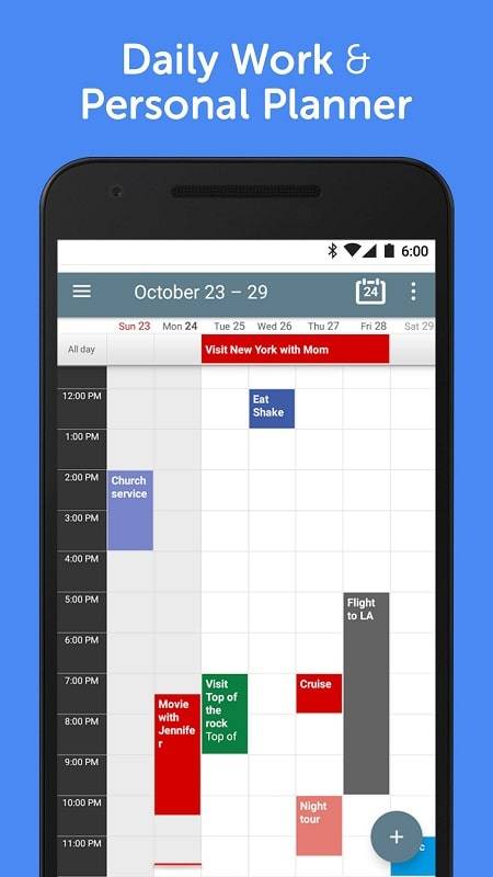 Calendar+ Schedule Planner Скриншот 2