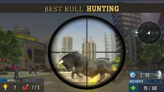 Angry Bull Attack Shooting應用截圖第2張