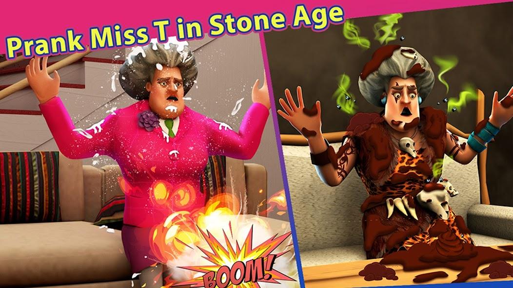 Scary Teacher Stone Age Mod应用截图第1张