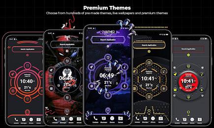 Тема Alpha Hybrid Launcher 4D Скриншот 4