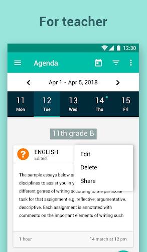 eSchool Agenda Tangkapan skrin 2