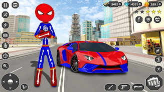 Stick Rope Hero Superhero Game應用截圖第1張