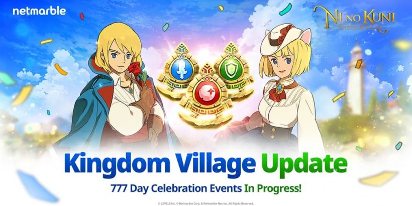 二ノ国モバイルが 777 日目を迎え、アップデートとイベントを実施