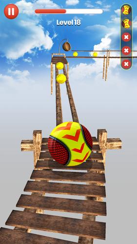 Rolling Sky: Balance Ball Game Schermafbeelding 1