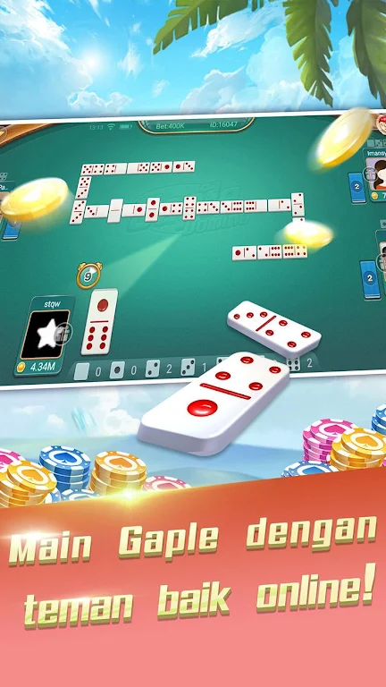 Domino Gaple: QQ 99 dan Texas Lokal Indo應用截圖第2張