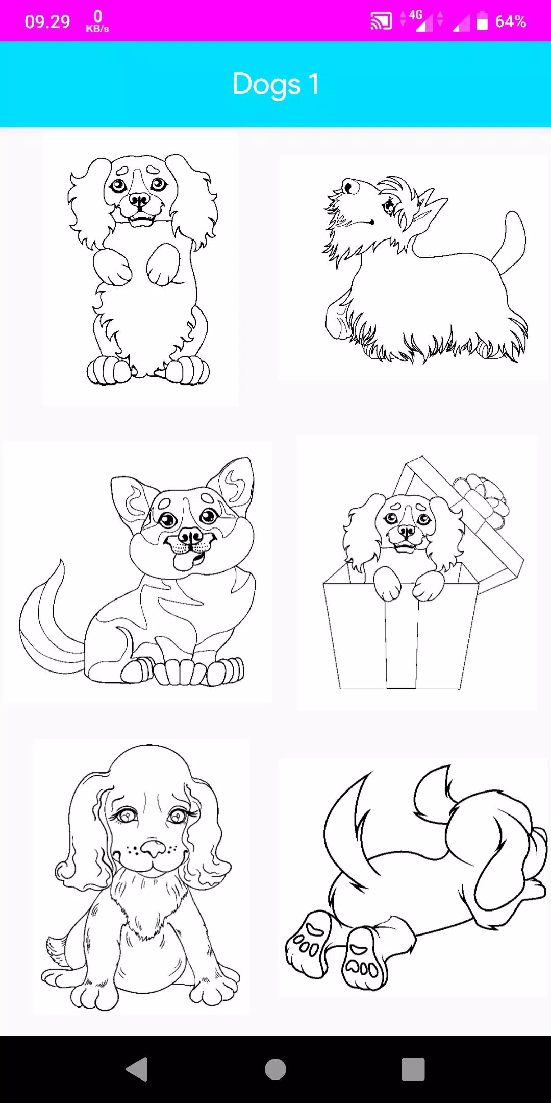 Coloring Dogs Captura de tela 3