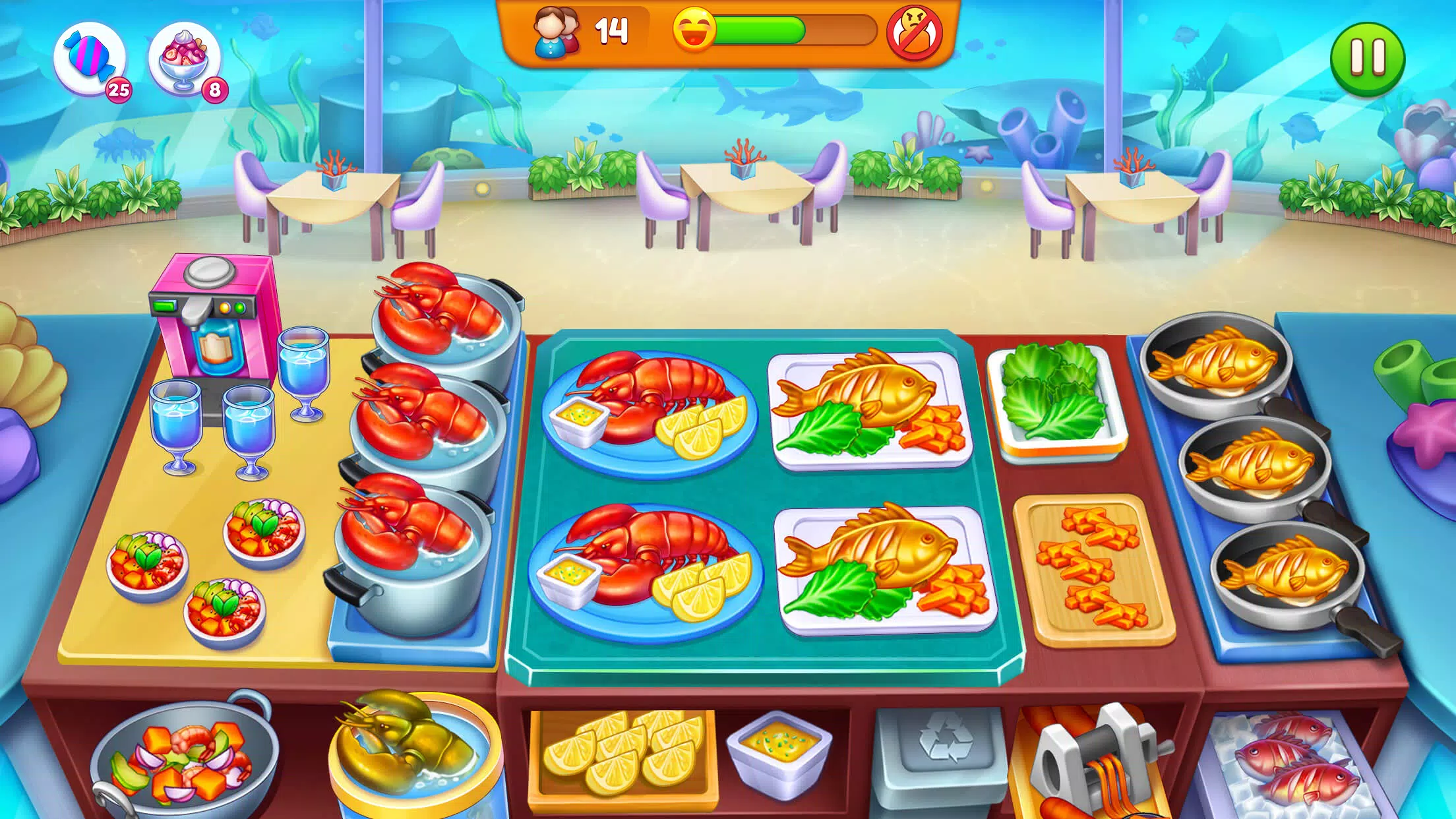 Cooking Restaurant Food Games Schermafbeelding 4