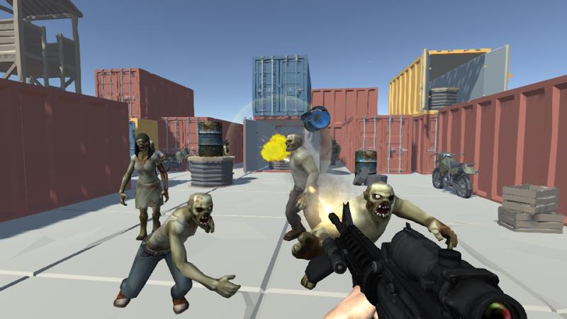 Zombie Shooting 3D Offline Скриншот 3