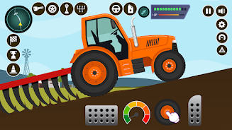 Farm Tractors Dinosaurs Games ภาพหน้าจอ 4
