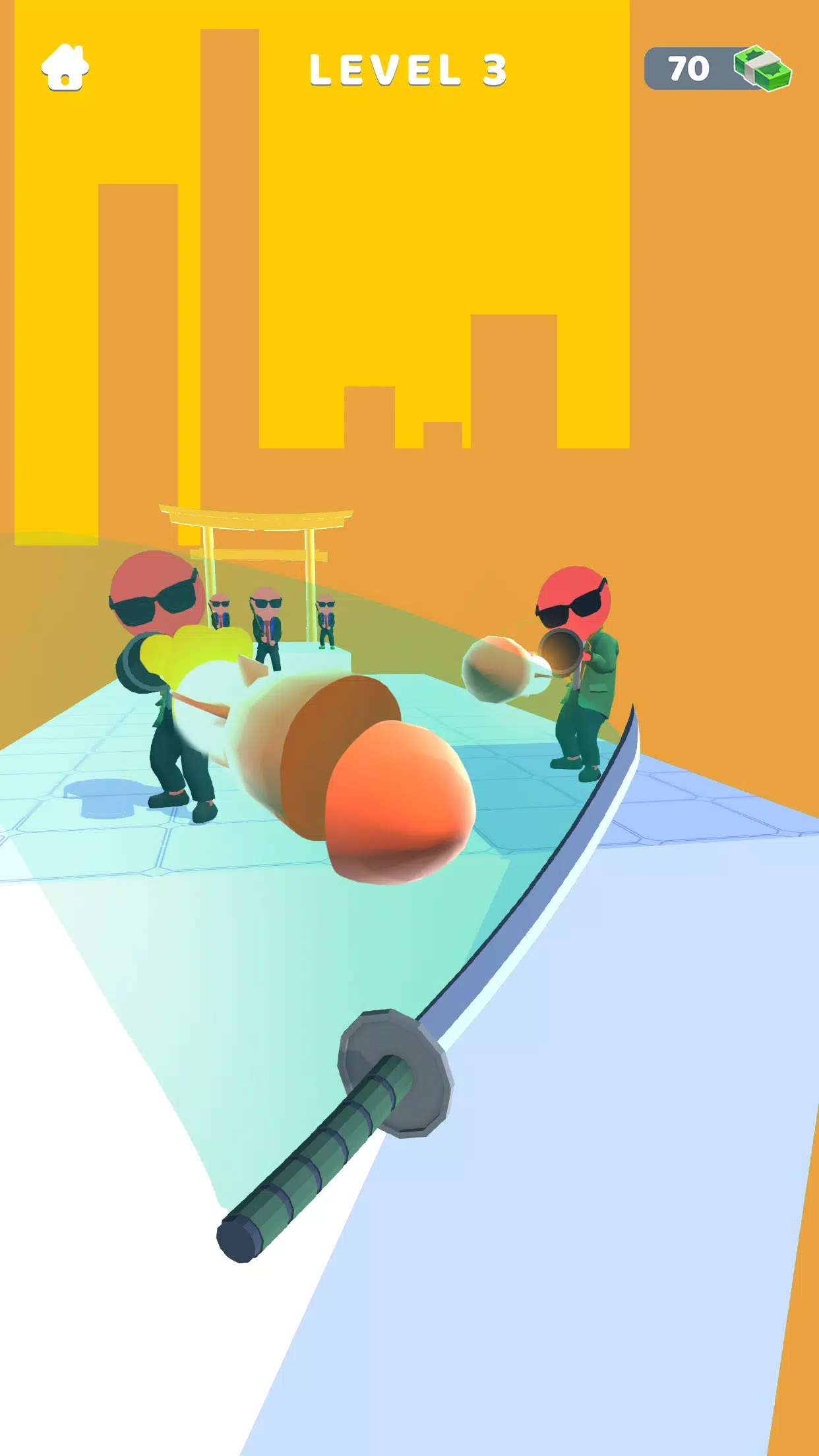 Sword Play! Ninja Slice Runner Скриншот 3