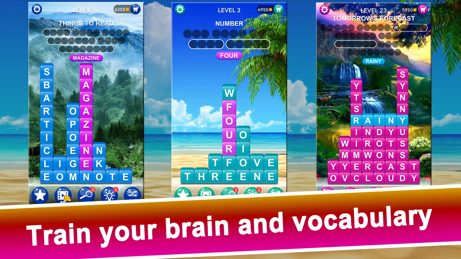 Word Tiles :Hidden Word Search Скриншот 4