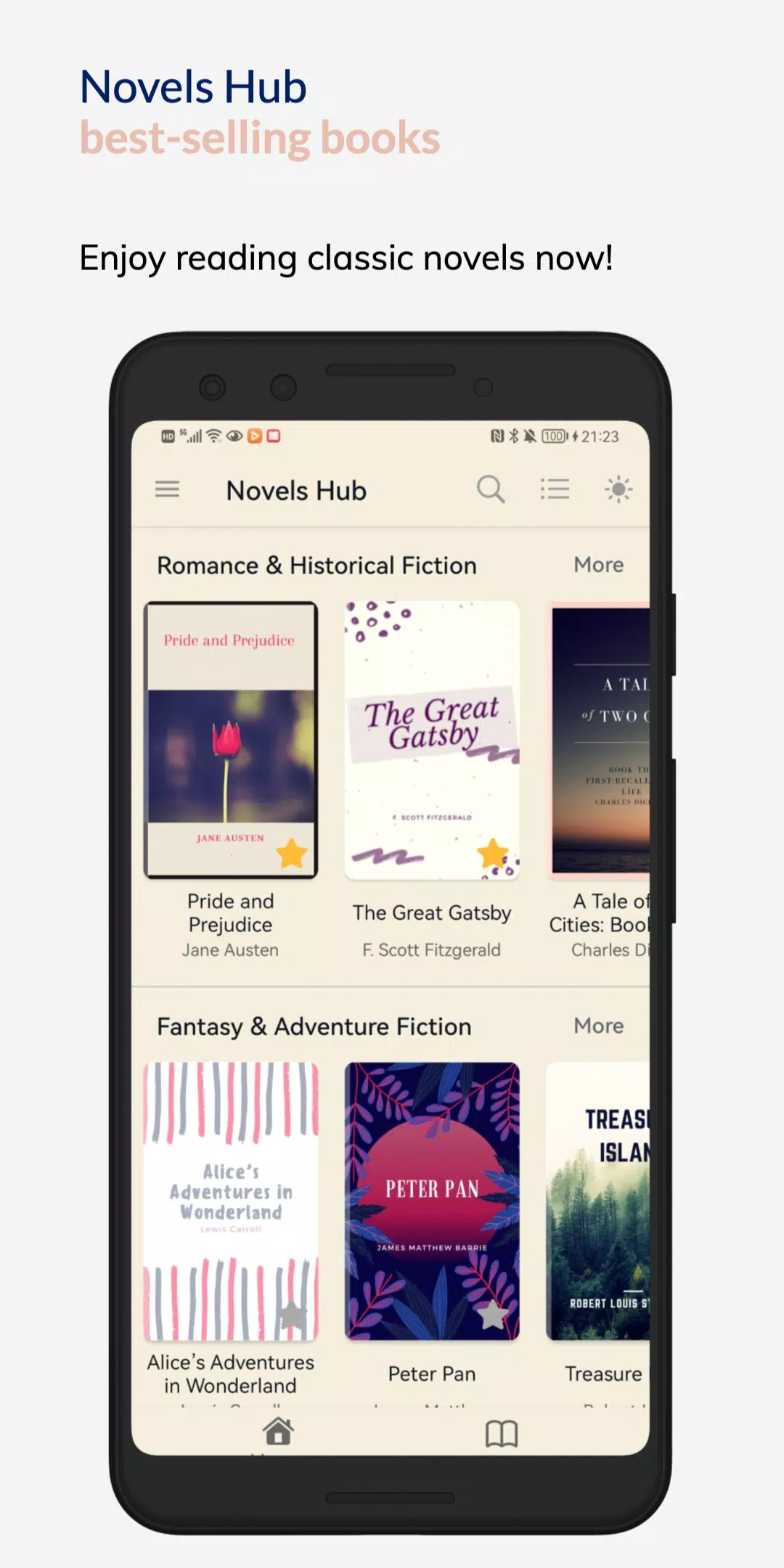 ClassicReads: Novels & Fiction Tangkapan skrin 1