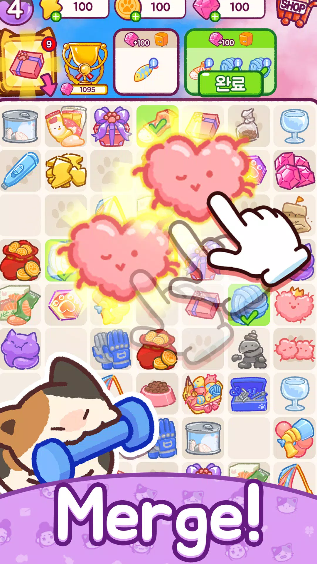 Meow Meow Foster: Merge&Story Скриншот 2