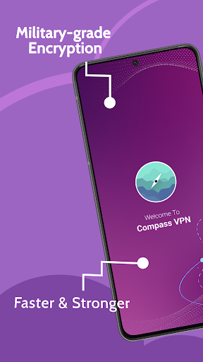 CompassVPN: Fast Unlimited VPN Ảnh chụp màn hình 1