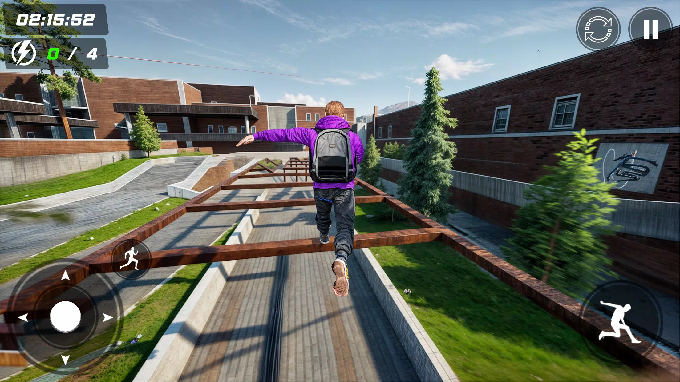Going Up Rooftop Parkour Games应用截图第2张