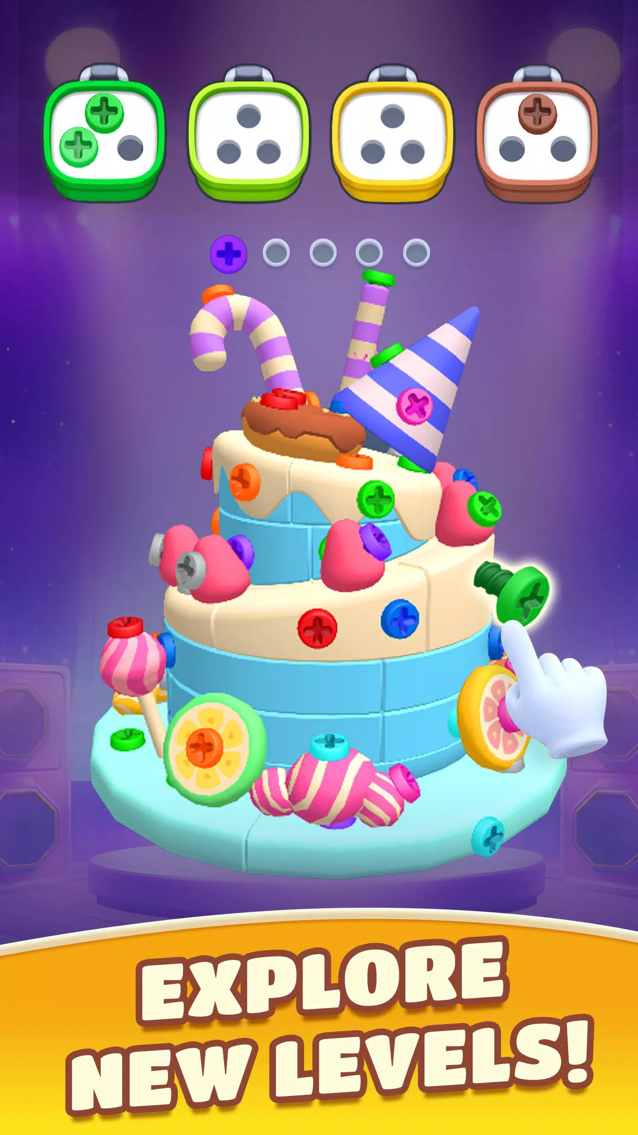 Screw Sort Puzzle Ảnh chụp màn hình 3
