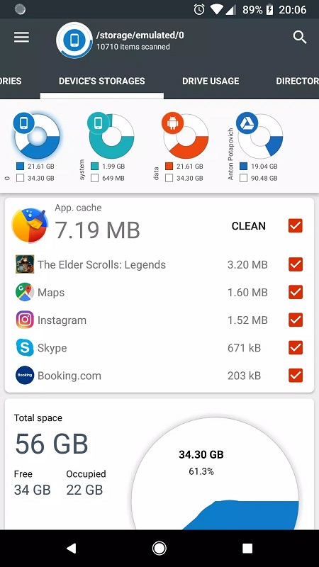 Schermata Disk & Storage Analyzer [PRO] 3