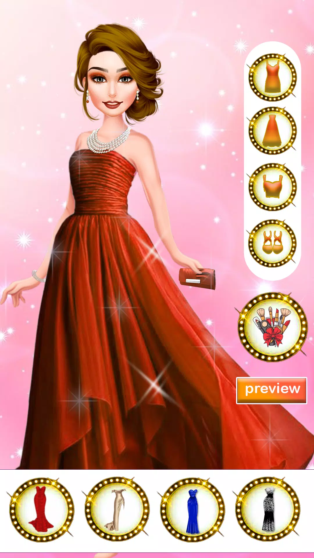 Fashion Girl Makeup Games Show Tangkapan skrin 4