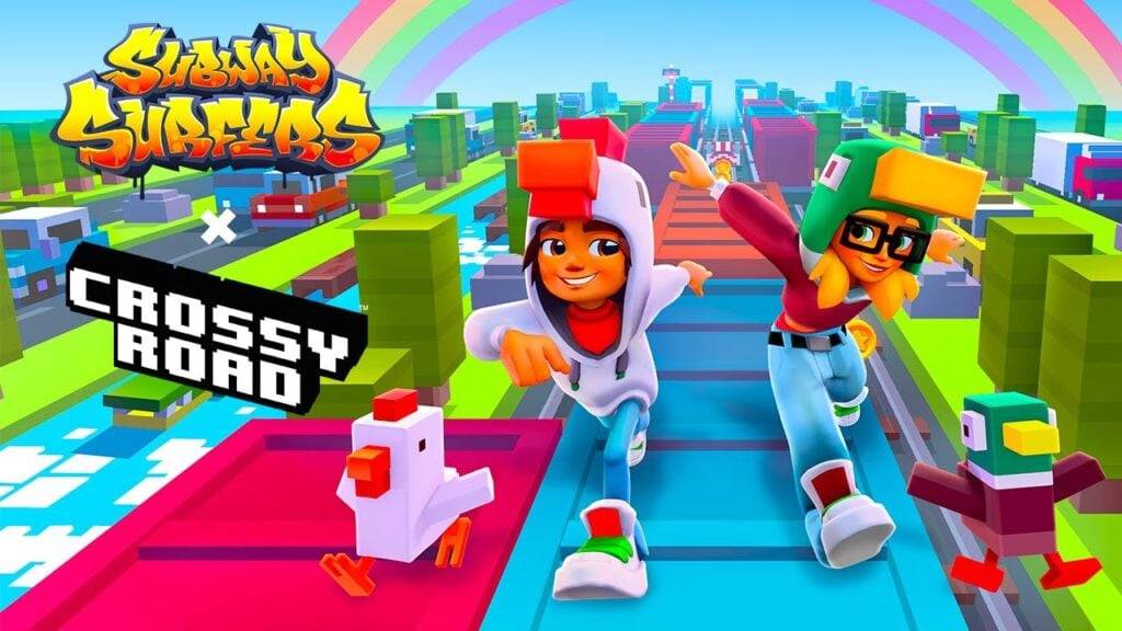 地鐵衝浪者和Crossy Road宣布令人興奮的跨界活動！